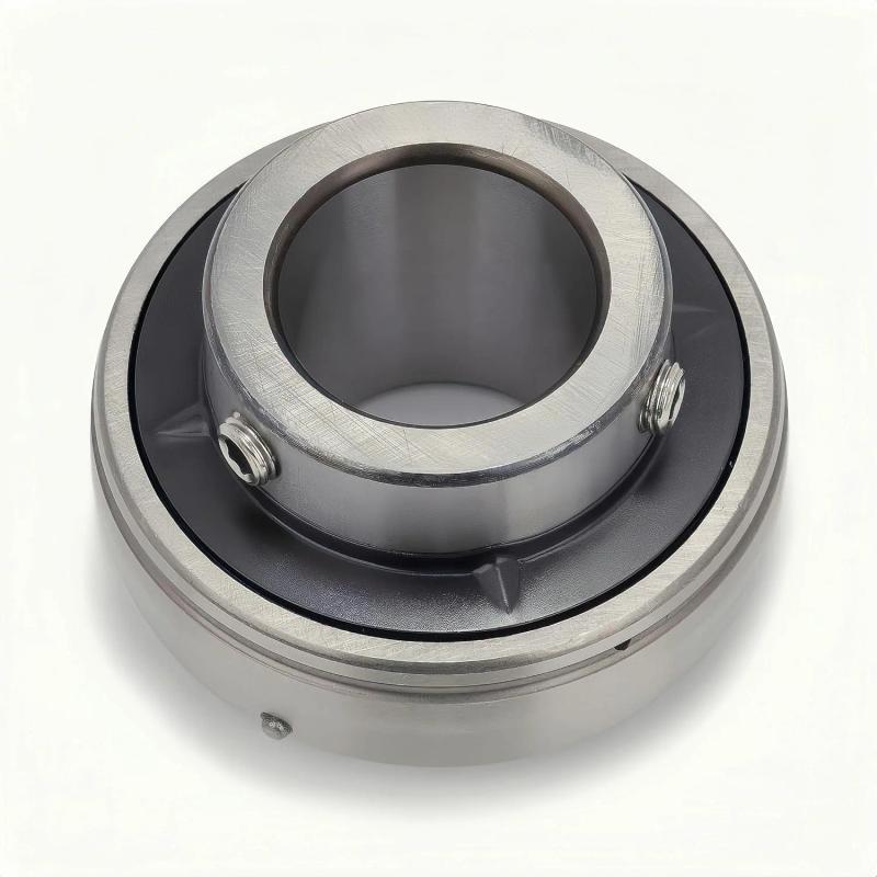 Rodamiento de bolas insertable UC211-35 de alta resistencia, agujero de 2-3/16", fijación por tornillo de presión para aplicaciones industriales y agrícolas